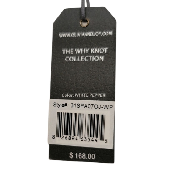 Olivia + Joy Soft Leather Ivory Shoulder Bag Nwt - Picture 4 of 13